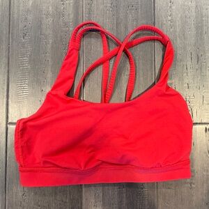 Lululemon Athletica Bold Red Strappy Bra